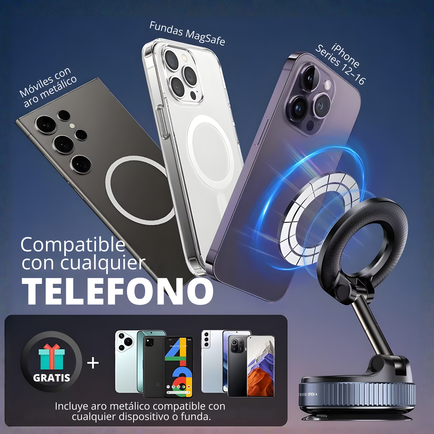 Soporte Móvil Magnético - RETSUO Flex